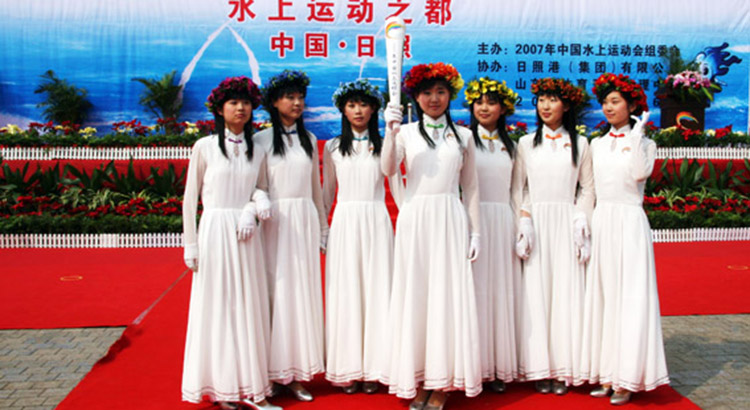 2007年中国水运会火种采集.火炬传递活动举行